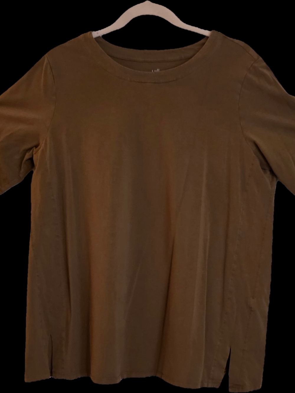 J. Jill Brown Long-Sleeve Tunic Top